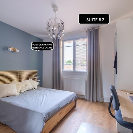 Appart 3 Suites-Chaque Suite Avec Sdo Wc Privatifs - Cuisine Commune Tassin-la-Demi-Lune Luaran gambar