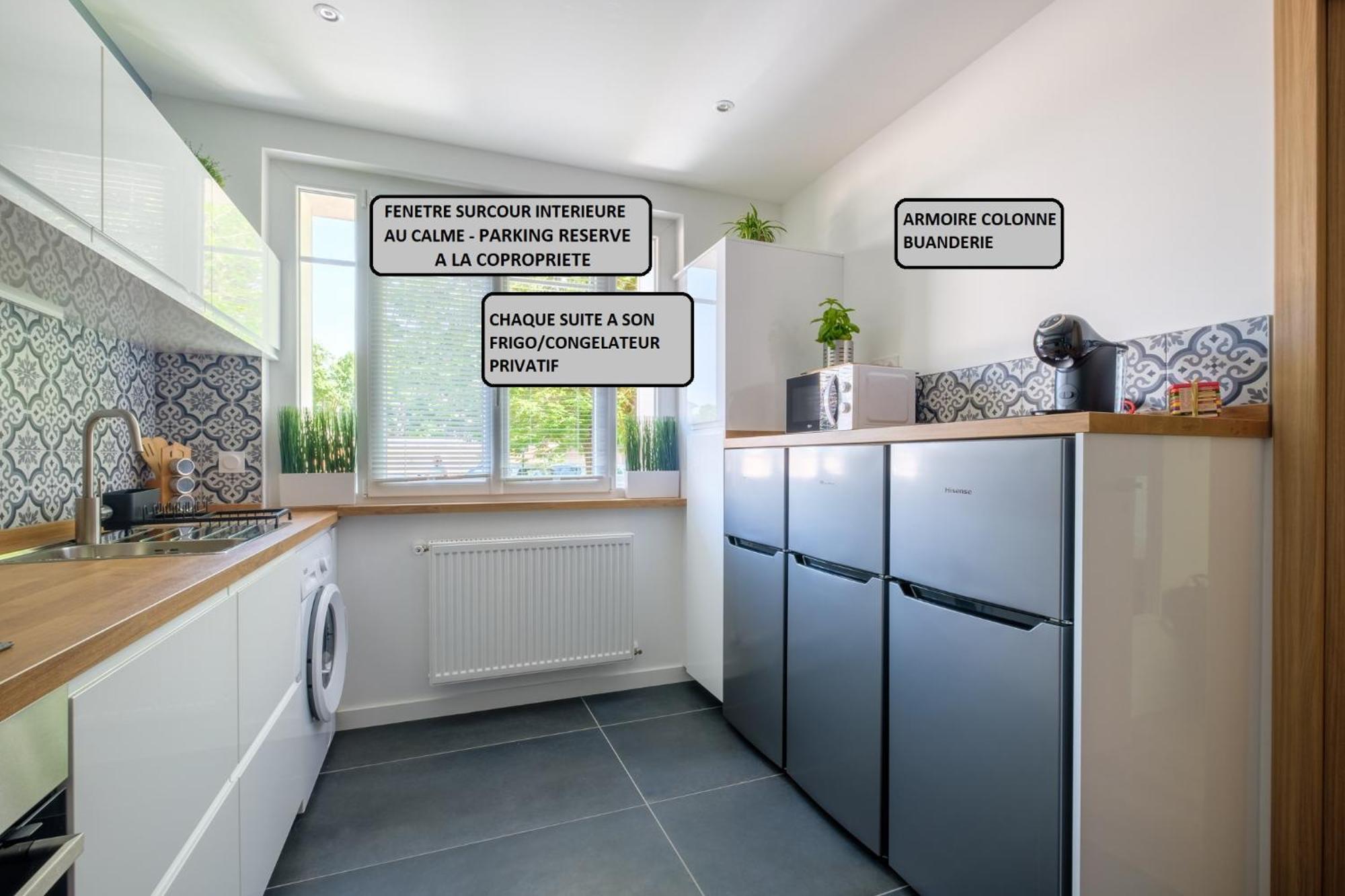 Appart 3 Suites-Chaque Suite Avec Sdo Wc Privatifs - Cuisine Commune Tassin-la-Demi-Lune Luaran gambar