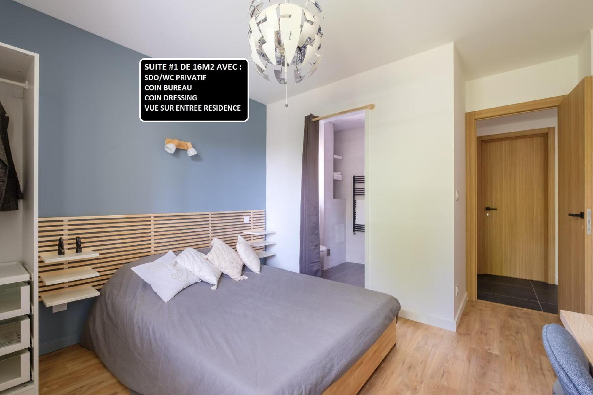 Appart 3 Suites-Chaque Suite Avec Sdo Wc Privatifs - Cuisine Commune Tassin-la-Demi-Lune Luaran gambar