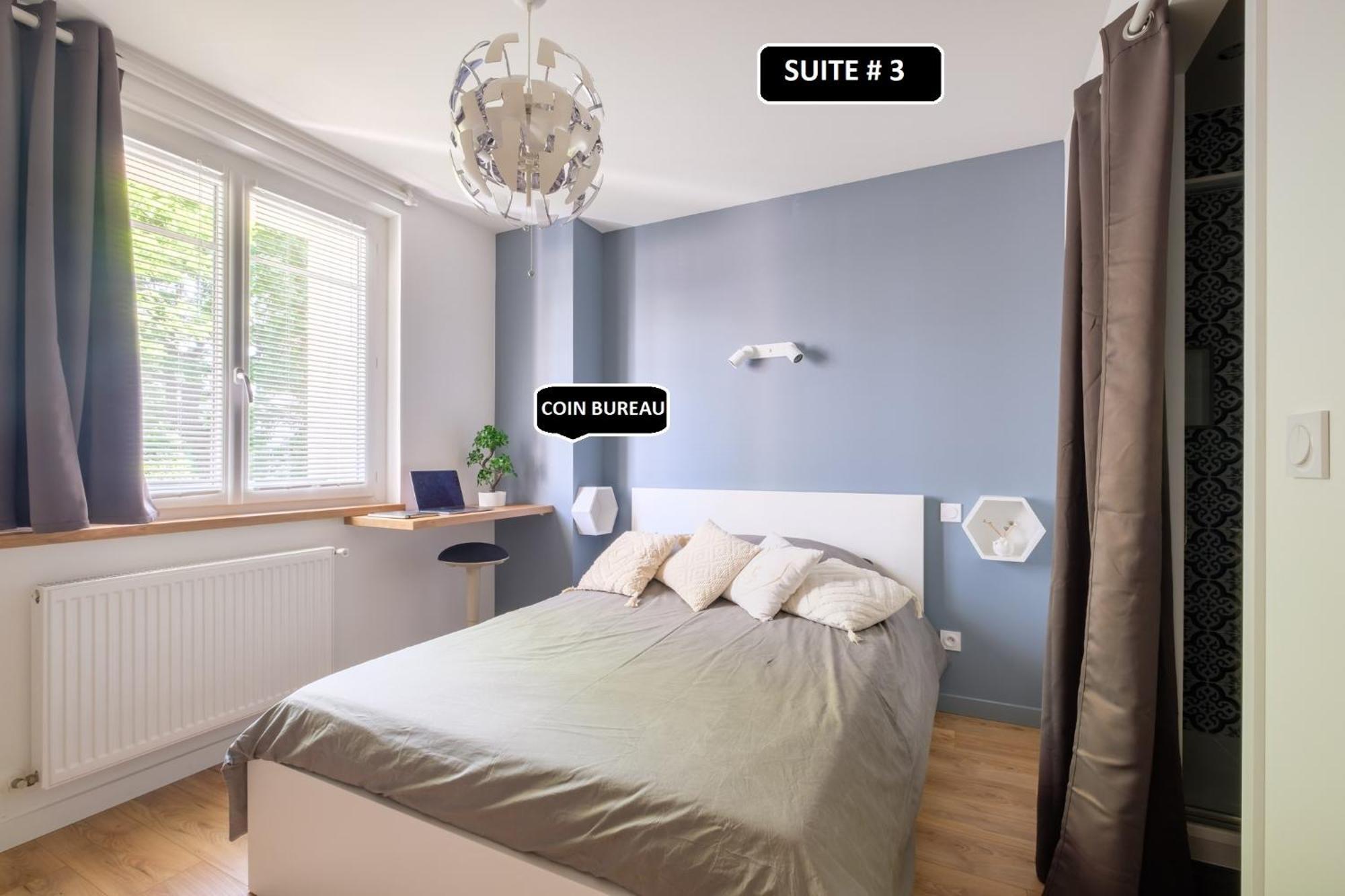 Appart 3 Suites-Chaque Suite Avec Sdo Wc Privatifs - Cuisine Commune Tassin-la-Demi-Lune Luaran gambar